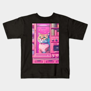 Cute anime British Shorthair Kids T-Shirt